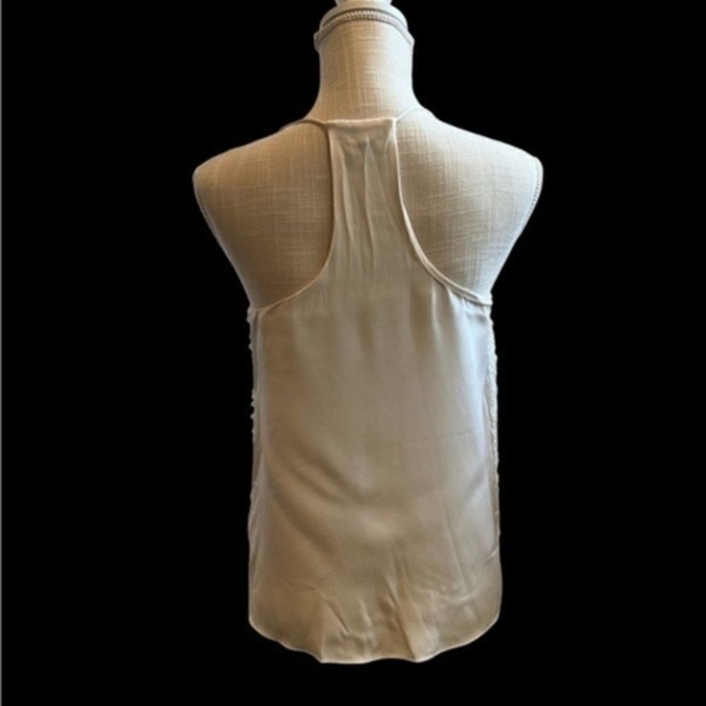 Gorgeous White Tibi Sequence Top Great Condition … - image 2